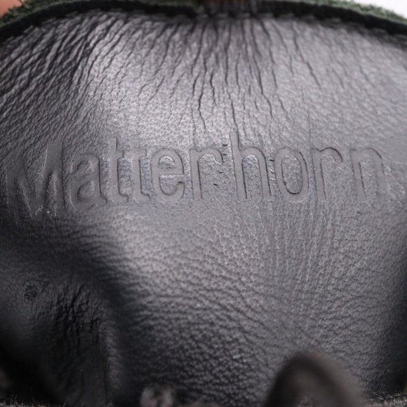 MATTERHORN Men 7.5R Leather Combat Boot GORETEX Vibram Steel Toe Black - Picture 13 of 16